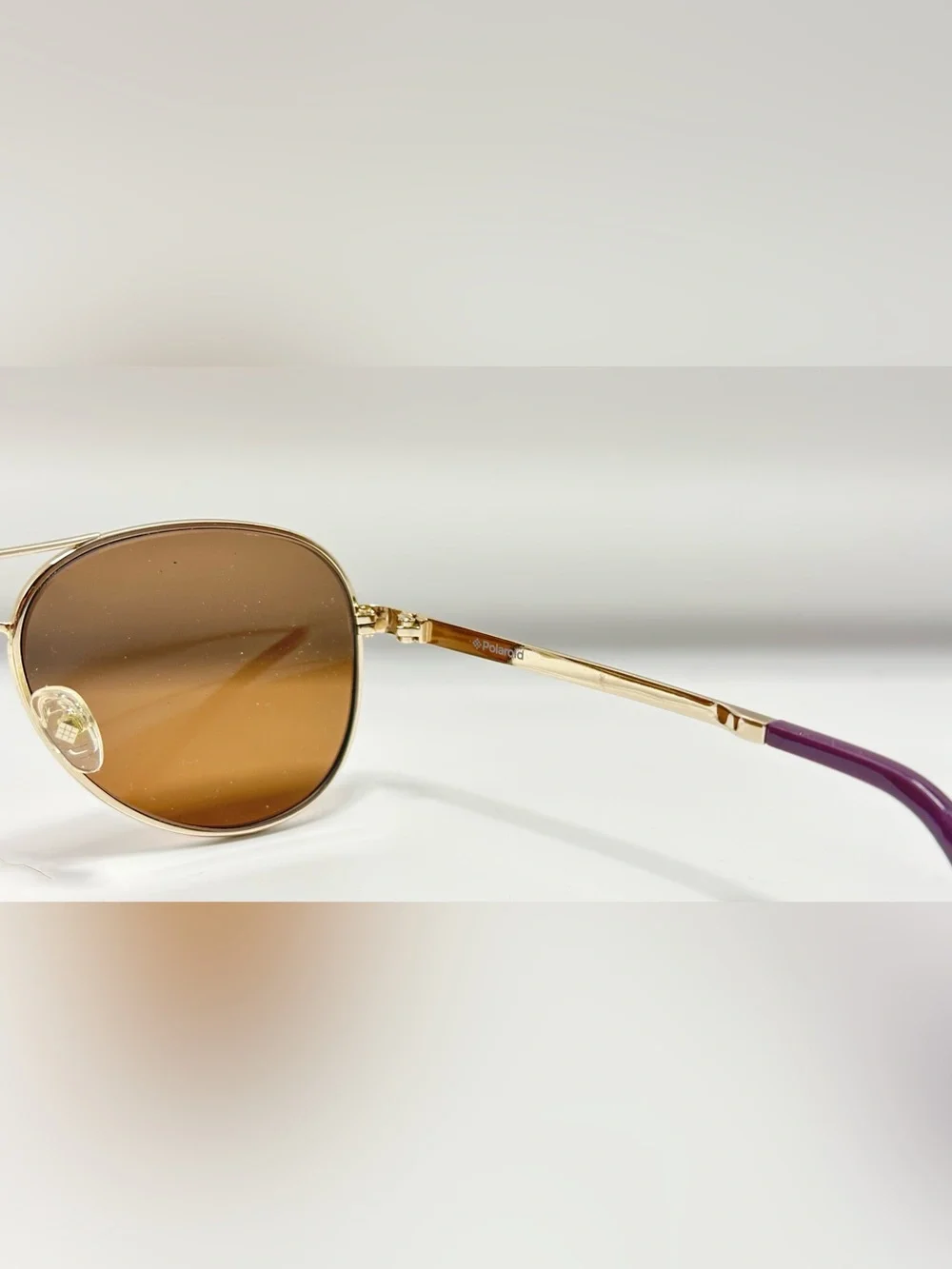Polaroid PLD4000/S Gold Purple Pilot Sunglasses Frames Only